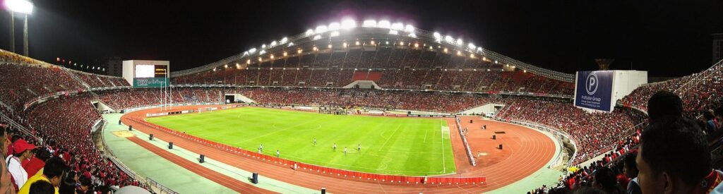 Rajamangala Stadium in Bangkok Thailand Panorama