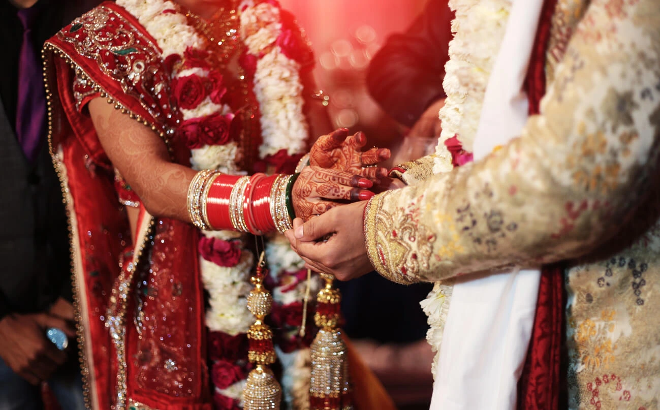 indian couple about to get married