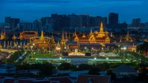 bangkok city at night