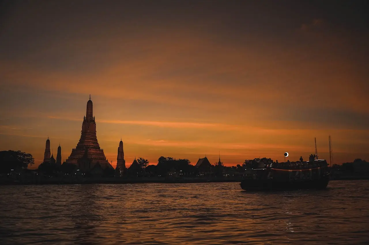 chao phraya river in bangkok